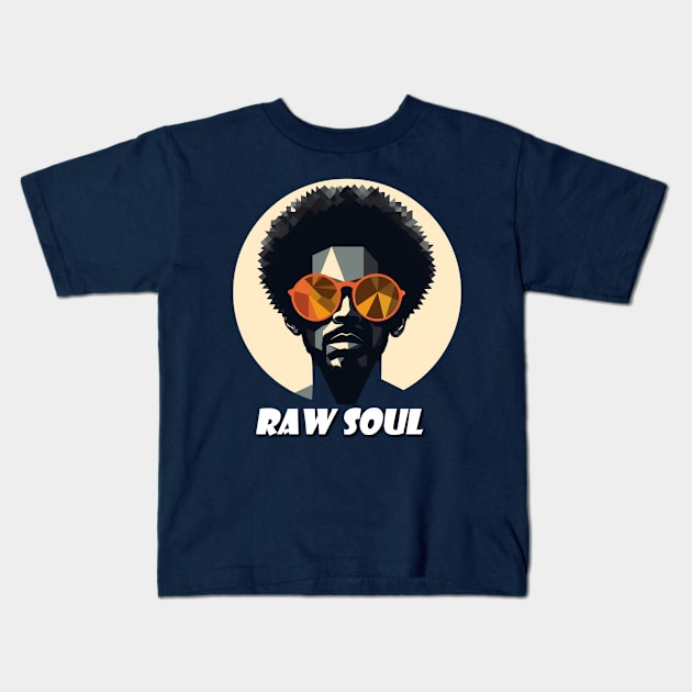 Raw Soul - Design 2 Kids T-Shirt by Joe Neckbone's Hangout